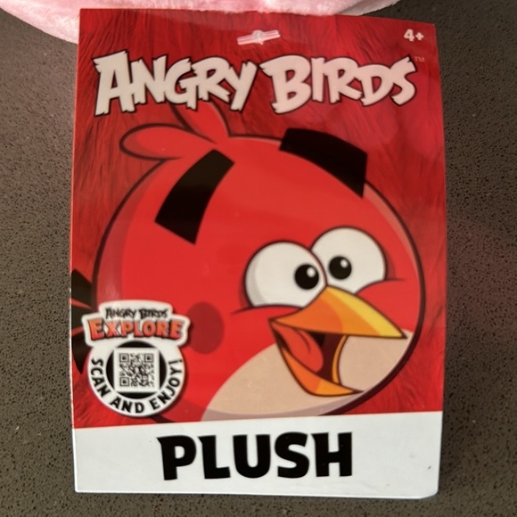Angry Birds Classic STELLA (Pink Bird) Plush / Rovio / Kawaii / 7” / BRAND NEW - Picture 12 of 16